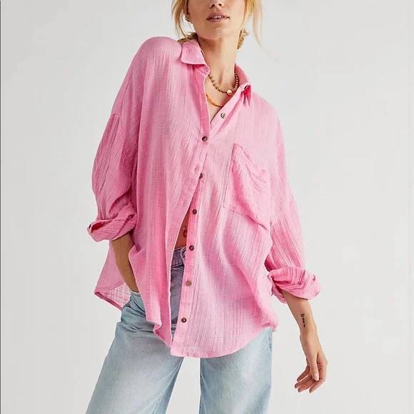 フリーピープル Free People ノバ Tee レディース シャツ トップス Hibiscus Pink Free People Hibiscus Pink Nova T-Shirt | R.Place